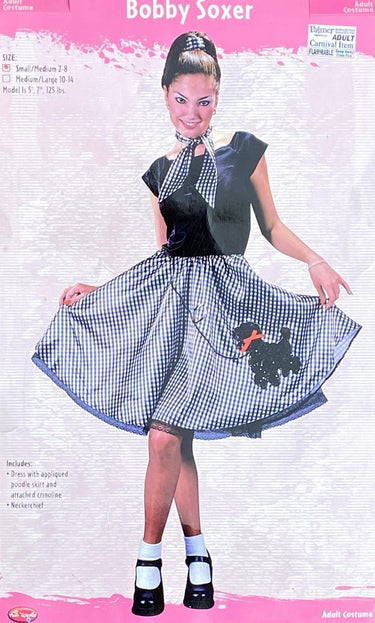Bobby Soxer Costume - Size Small-Medium