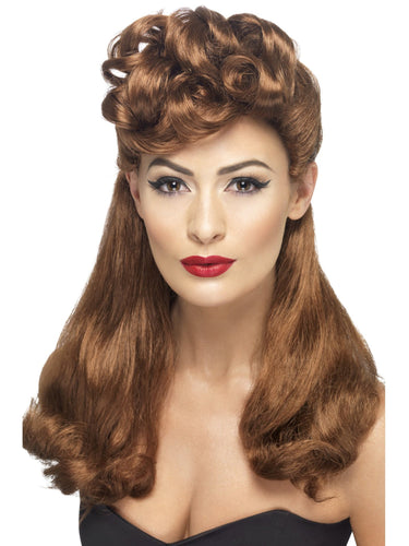 40s Vintage Auburn Wig - Honour Clothing