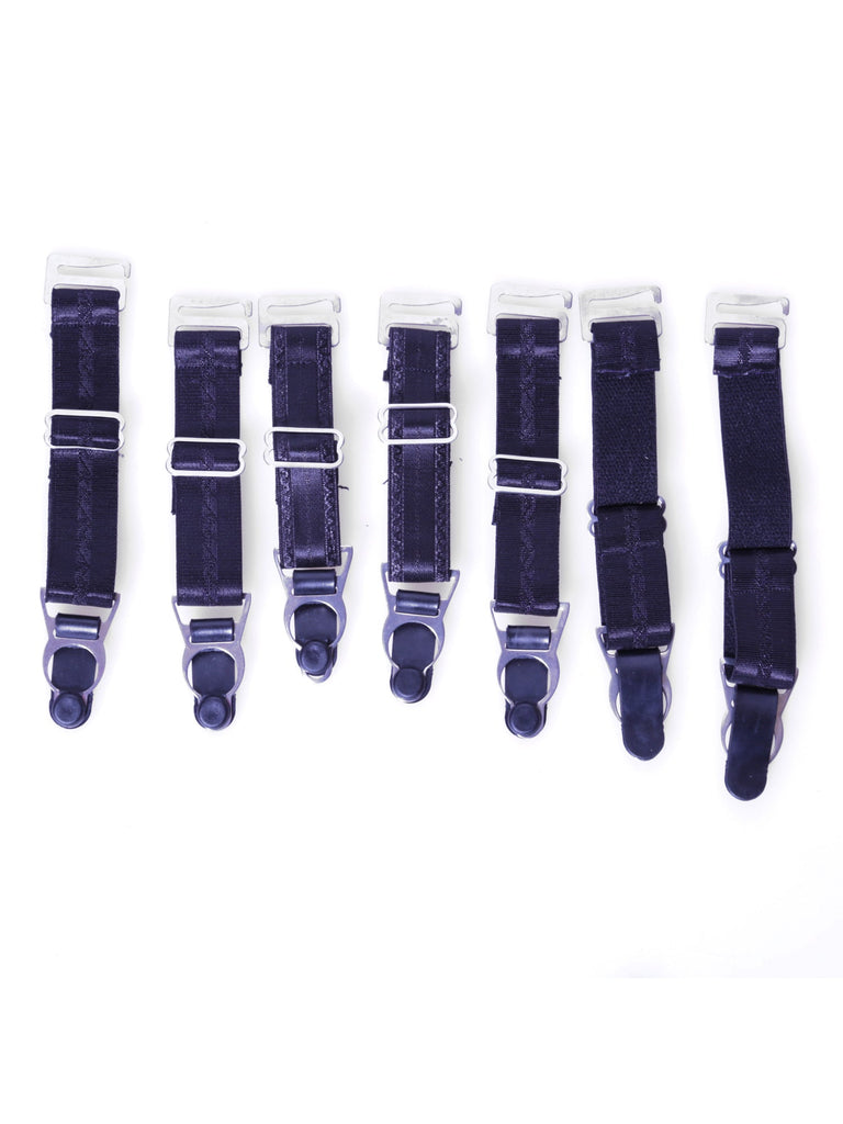 6-Clip Metal Suspender Straps - Honour Clothing