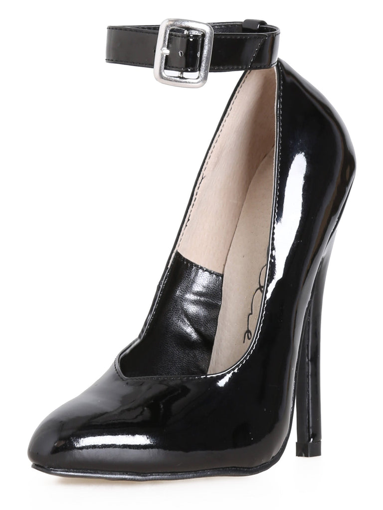 Ankle Strap Court Shoes - Honour Clothing