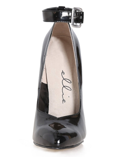 Ankle Strap Court Shoes - Honour Clothing