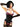 Black 4-Strap Satin Underbust Corset - Honour Clothing