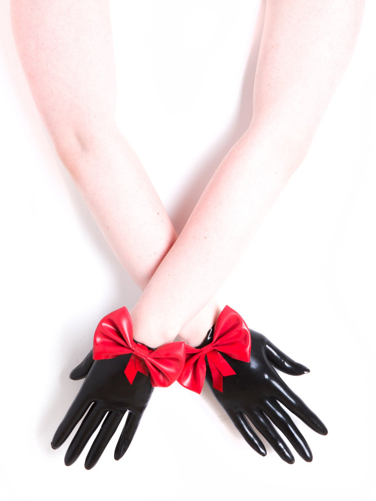 Black Bow Gloves - Honour Clothing