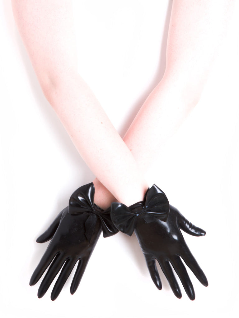 Black Bow Gloves - Honour Clothing