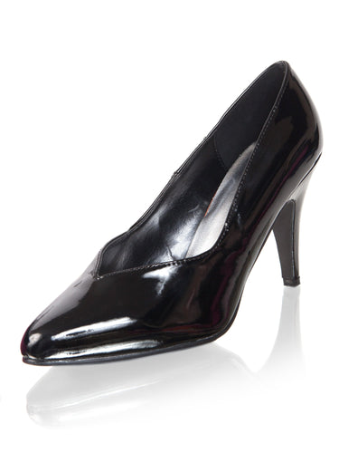 Black Elisa Court Shoes - Honour Clothing