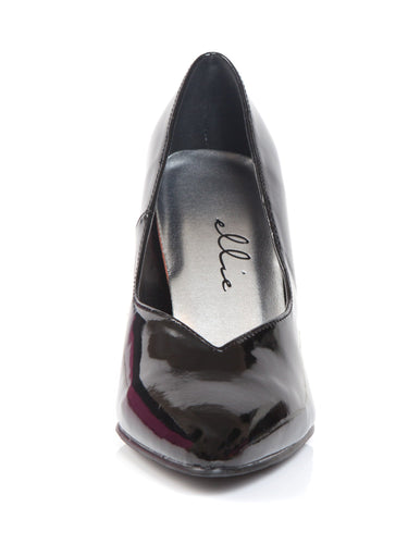 Black Elisa Court Shoes - Honour Clothing