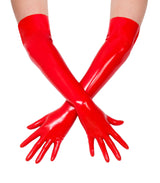 Black Latex Elbow Length Gloves - Honour Clothing