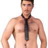 Black Leather Tie - Honour Clothing