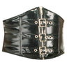 Black PVC Buckled Waspie Belt - Honour Clothing