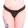 Black PVC Thong - Honour Clothing