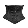 Black Satin Waist Cincher - Honour Clothing