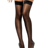 Black Sheer Hold Ups - Honour Clothing