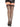 Black Spandex Banded Fishnet Stockings - Honour Clothing