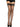 Black Spandex Banded Fishnet Stockings - Honour Clothing