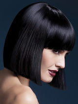Bob Cut Black Wig - Honour Clothing