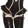 Boudoir Latex Black & White Knickers - Honour Clothing