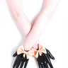 Bow Black & Fuschia Freya Gloves - Honour Clothing