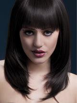 Brown Fringe Wig - Honour Clothing