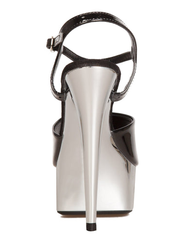 Chrome Platform Stiletto Sandals - Honour Clothing