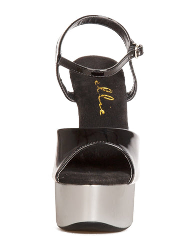 Chrome Platform Stiletto Sandals - Honour Clothing