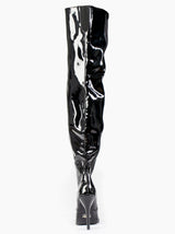 Classic Thigh High Black Boots - Honour Clothing