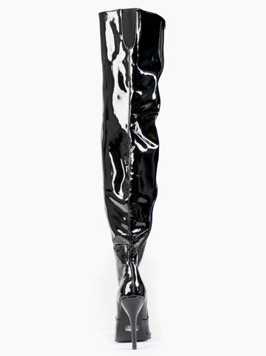 Classic Thigh High Black Boots - Honour Clothing