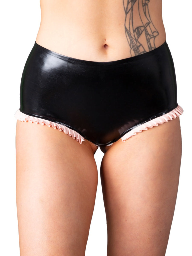 Day Run Latex Mini Parisian Knickers - Honour Clothing