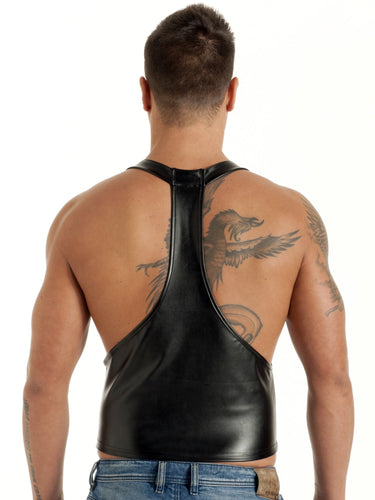 Demi Leatherette Tank Top - Honour Clothing