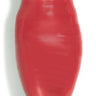 Fire Red Latex Pencil Skirt - Honour Clothing