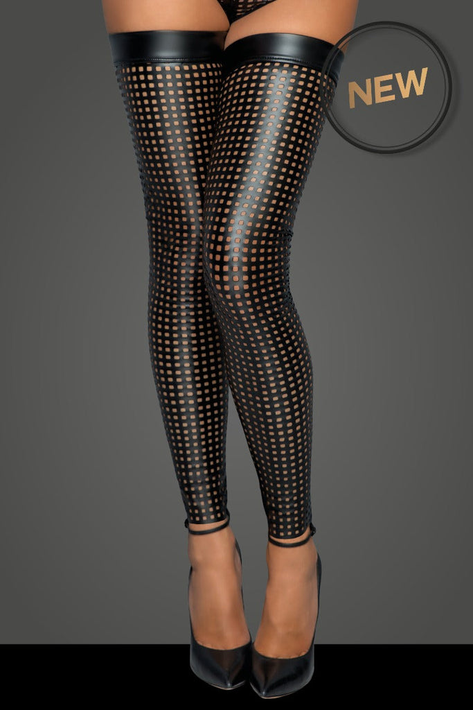 Footless Lasercut Stockings - Honour Clothing