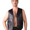 Fully Lined Leather Waistcoat - Honour Clothing