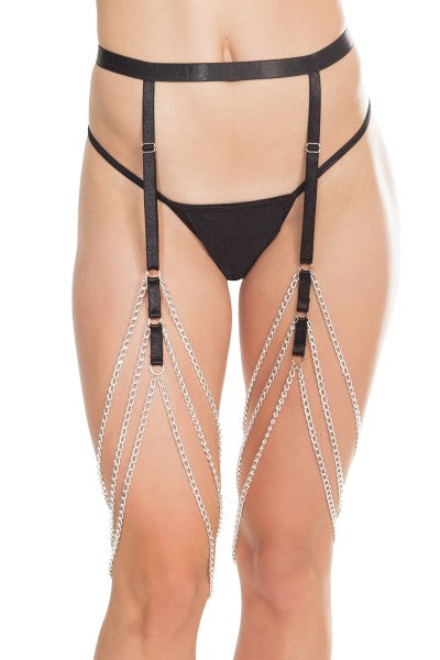 Garter Belt With Feature Chain - Honour Clothing