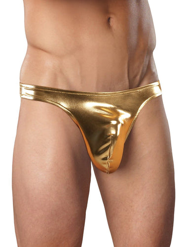 Gold Sparkle & Shine Thong - Honour Clothing