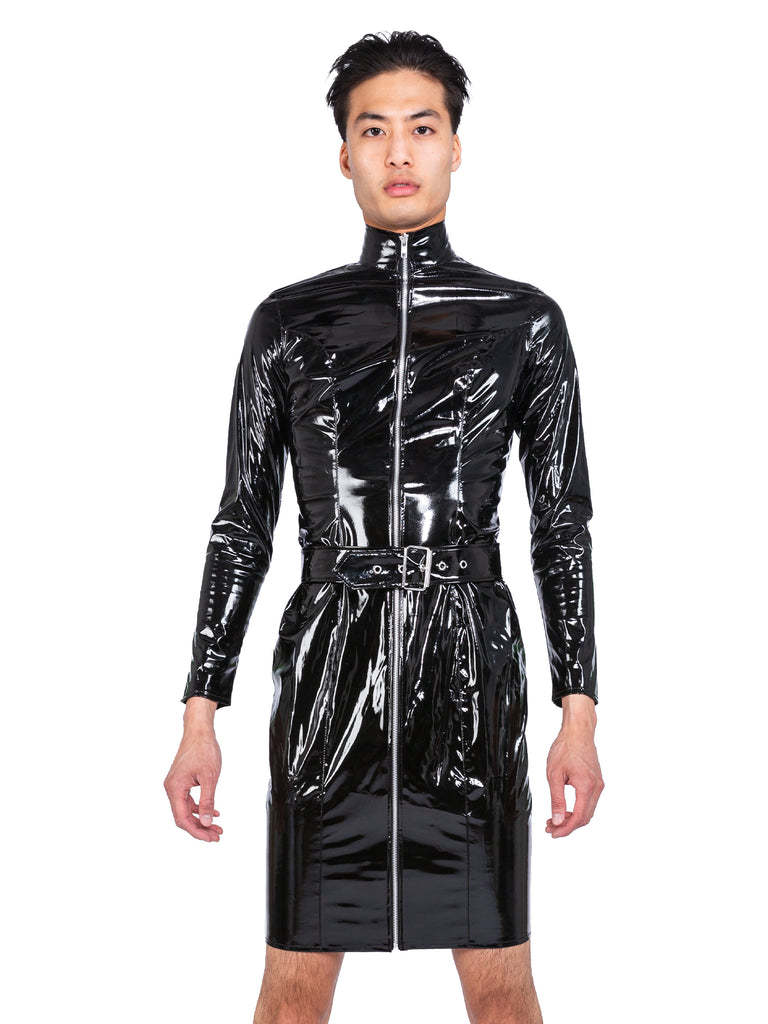 Black PVC Subliminal Dress – Honour Clothing