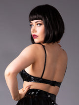 Flirty Frilly PVC Missy Bra - Honour Clothing