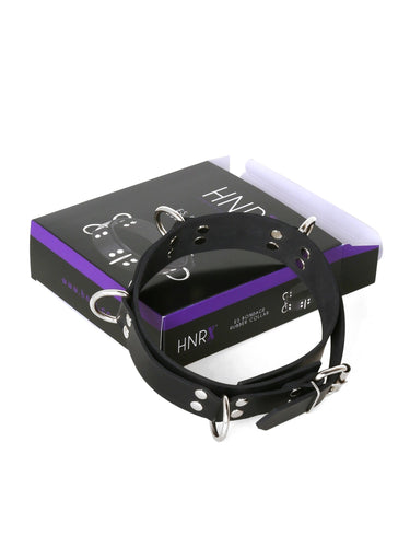 HNRX Thick Latex/Rubber Double Layer Choker With 4 D Rings