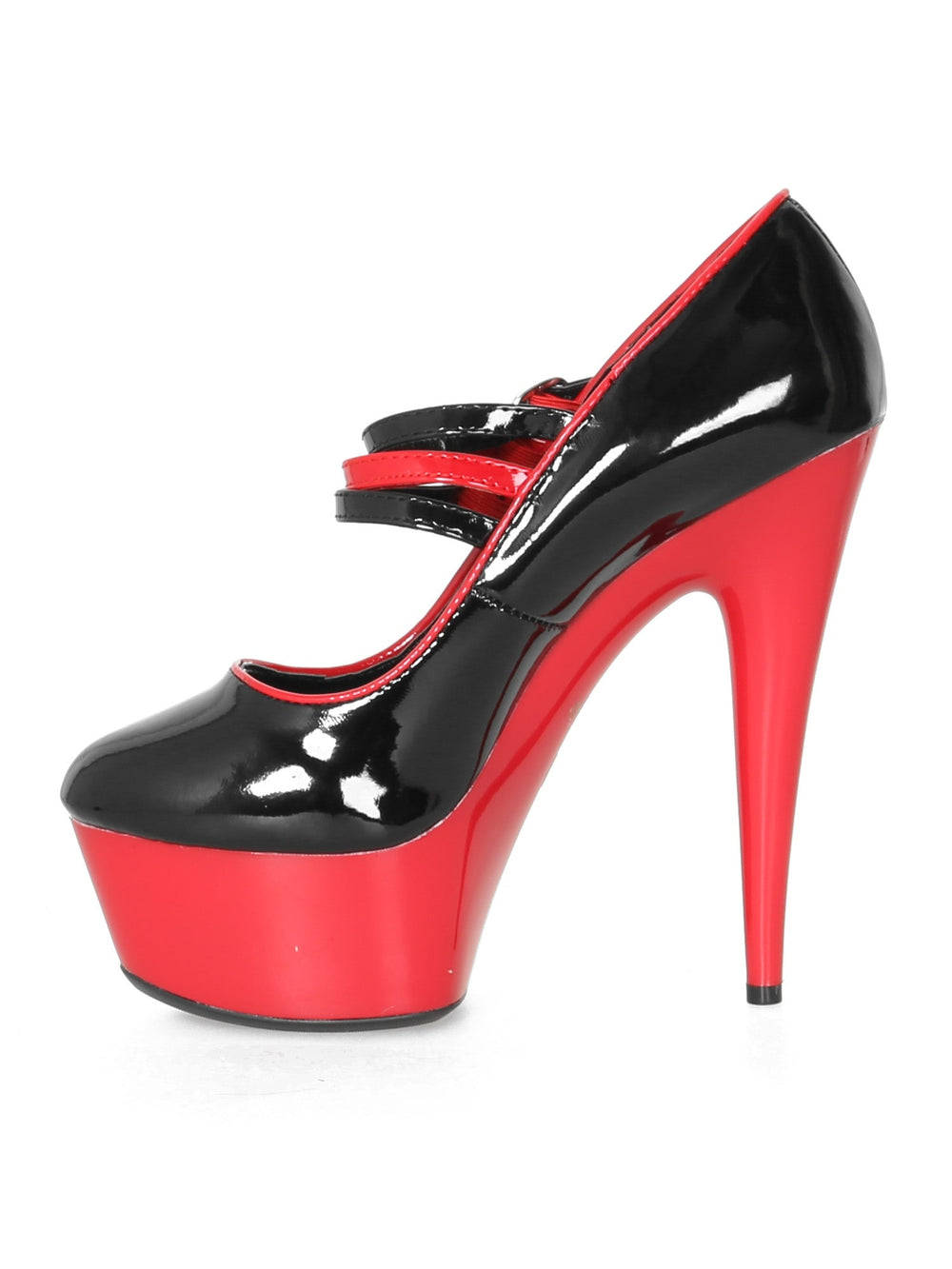 High Gloss Vinyl Black Shoes - Honour Clothing