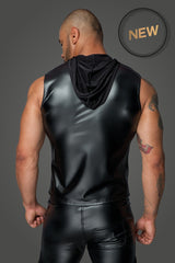 Hooded Shirt With Drawstring Cord - Honour Clothing