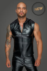 Hooded Shirt With Drawstring Cord - Honour Clothing