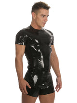 Latex Black Styla Shorts - Honour Clothing
