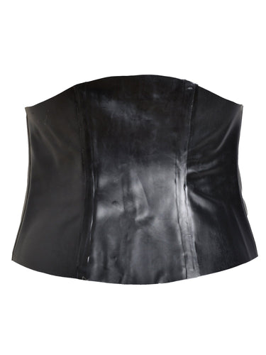 Latex Buckled Underbust Corset - Honour Clothing