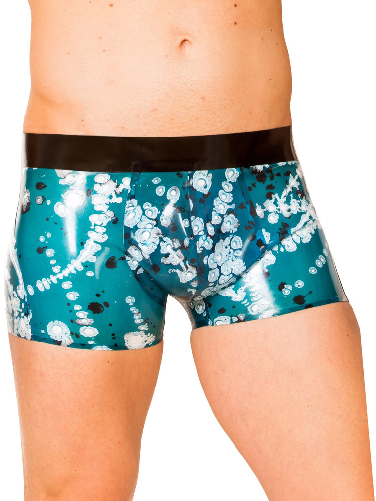 Latex Electric Blue Shorts - Honour Clothing