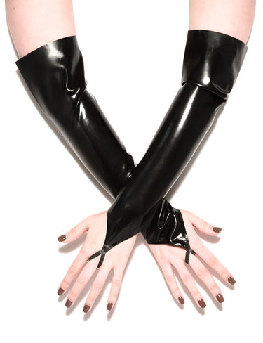 Latex Fingerless Gloves - Honour Clothing