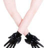 Latex Gloves With Bow - Honour Clothing