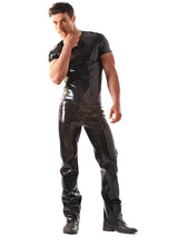 Latex Jeans With Pockets Front & Back - Honour Clothing