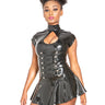Latex Keyhole Warrior Dress - Honour Clothing