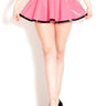 Latex Pink Trim Dancer Skirt - Honour Clothing