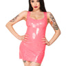 Latex Radia Pink Vest Dress - Honour Clothing