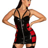 Latex Renegade Suspender Dress - Honour Clothing