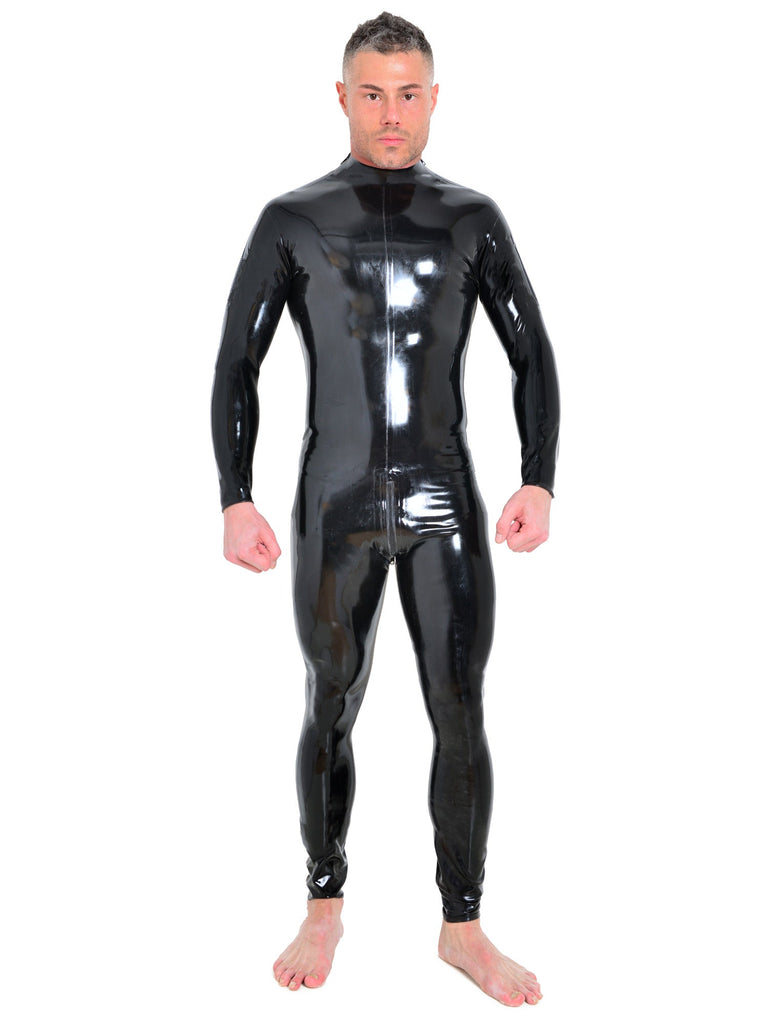 Latex Shoulder Entry Catsuit - Honour Clothing